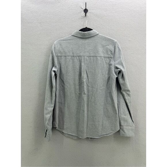 UGG Mens Gray White Check Plaid Long Sleeve Flannel Button Up Shirt Size Medium - Picture 4 of 8